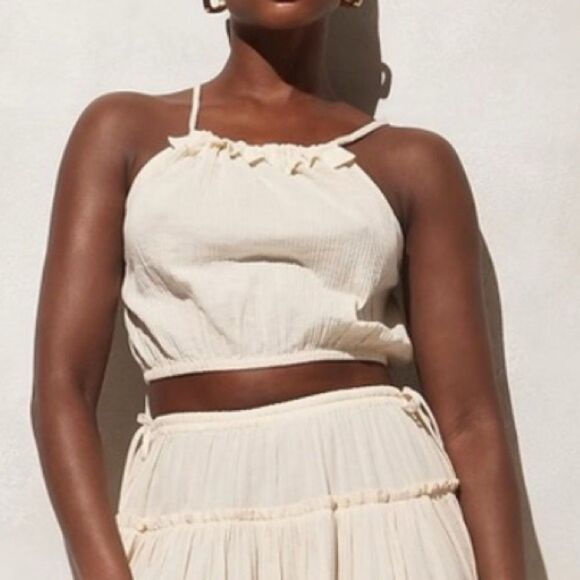 J. Crew Tops - J.Crew Halter top  in airy gauze NWT Size S